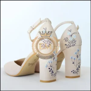Embroidery Bridal Sandals