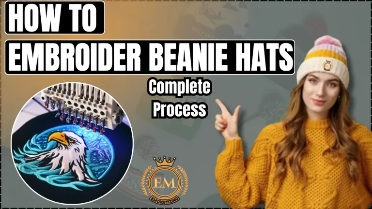 How to Embroider Beanie Hats- Complete Process