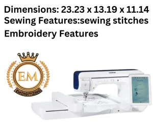 Brother Innov-is XP1 Luminaire Sewing & Embroidery Machine Specifications