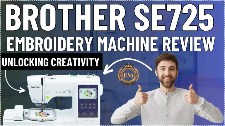 Brother SE725 Embroidery Machine Review - Unlocking Creativity
