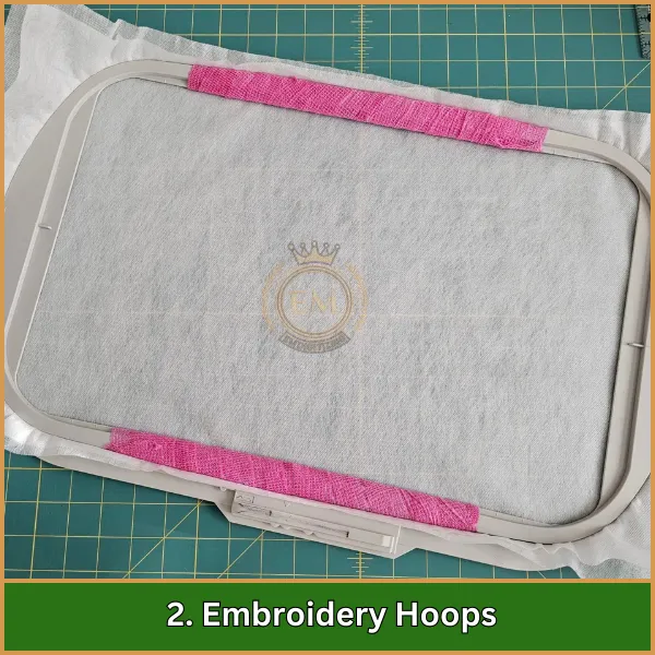 2. Embroidery Hoops