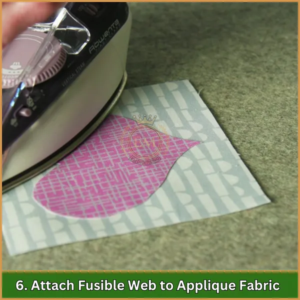 Attach Fusible Web to Applique Fabric