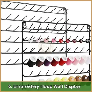 Embroidery Hoop Wall Display