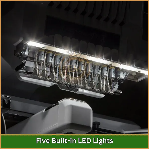 Five Built-in LED Lights