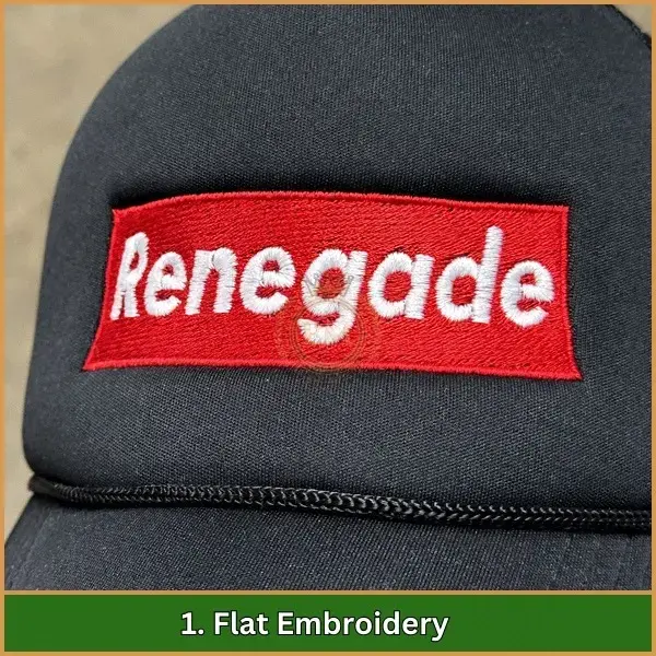 Flat Embroidery