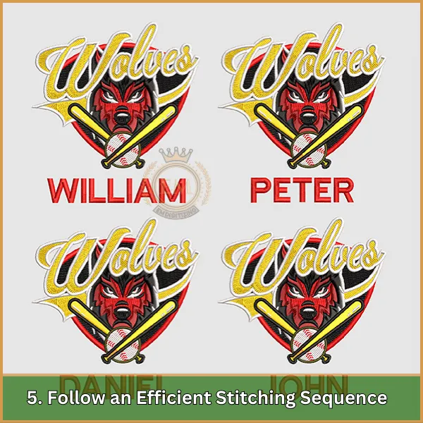 Follow an Efficient Stitching Sequence