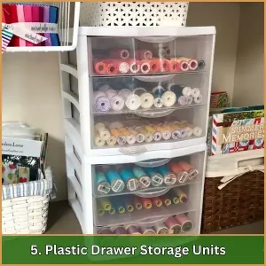 Plastic Drawer Storage Units