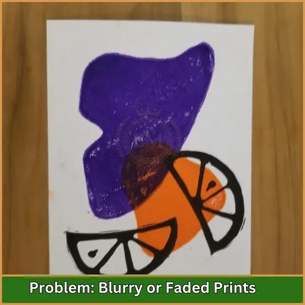 Problem Blurry or Faded Prints