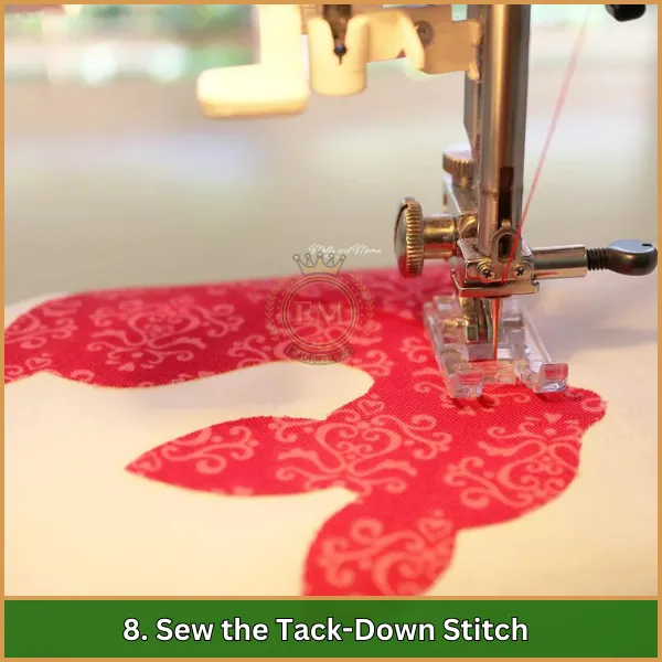 Sew the Tack-Down Stitch