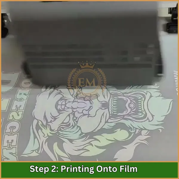 Step 2 Printing Onto Film