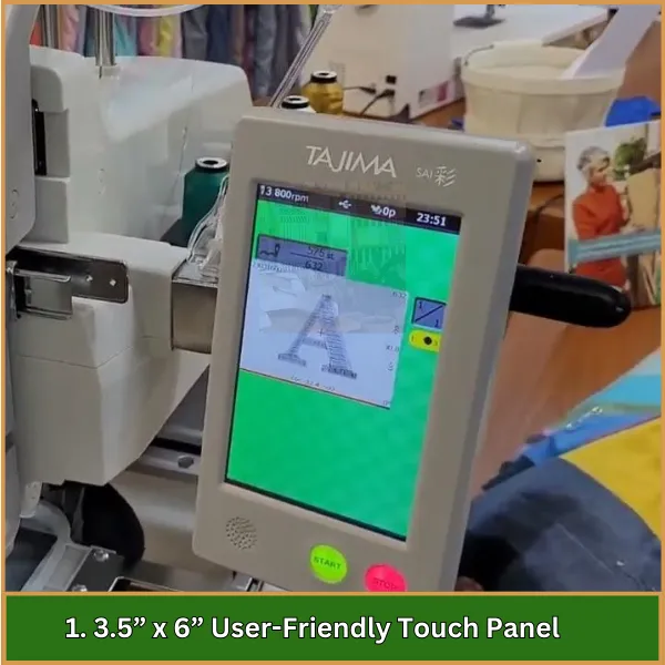 1. 3.5” x 6” User-Friendly Touch Panel_1