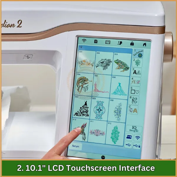 10.1 LCD Touchscreen Interface