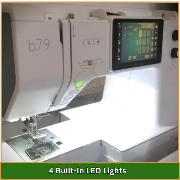 4 Built-In LED Lights