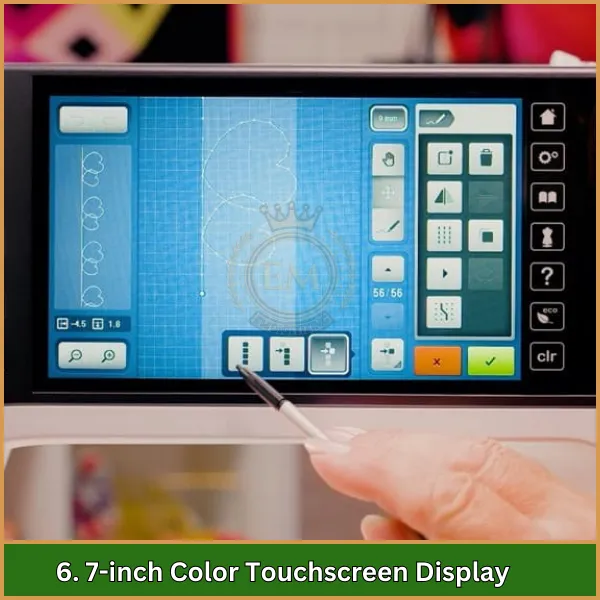 7-inch Color Touchscreen Display