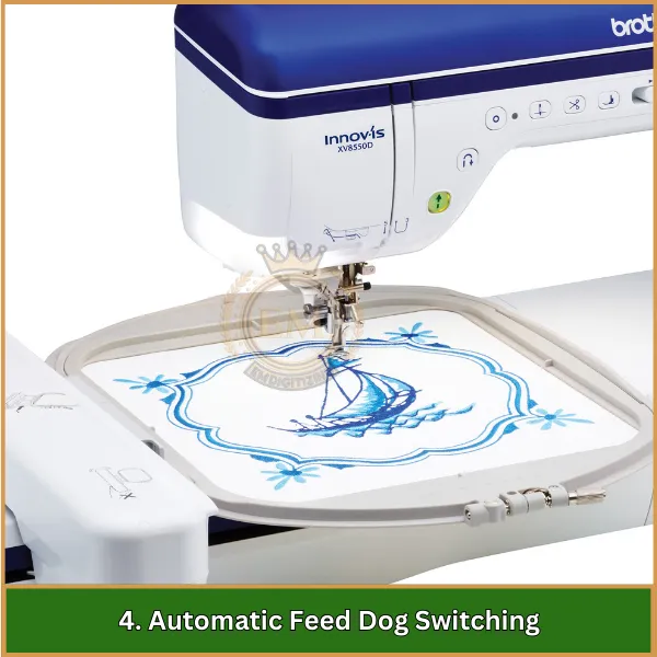 Automatic Feed Dog Switching - Brother Dream Machine 2 Innov-is XV8550D Embroidery Machine Review