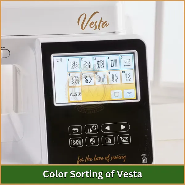 Color Sorting of Vesta