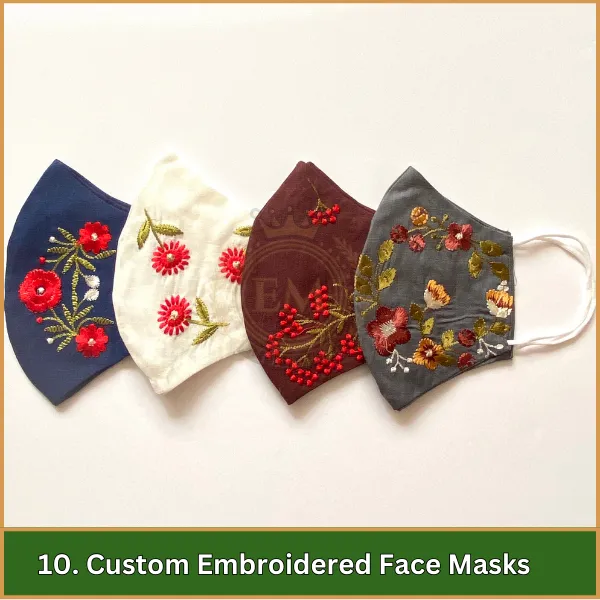 Custom Embroidered Face Masks