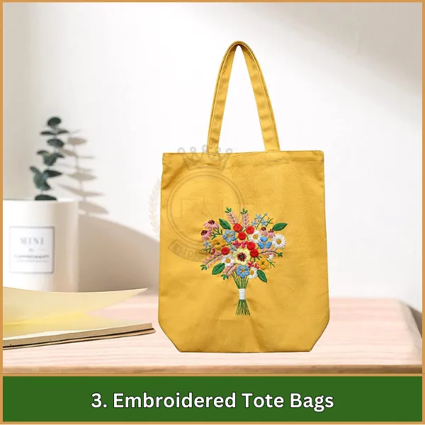 Embroidered Tote Bags