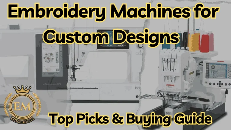 Embroidery Machines for Custom Designs - Top Picks & Buying Guide