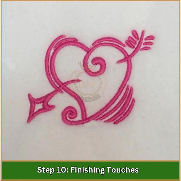 Finishing Touches - Learn 3D Puffy Foam Embroidery: A Simple Guide for Beginners