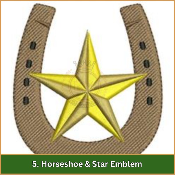 Horseshoe & Star Emblem