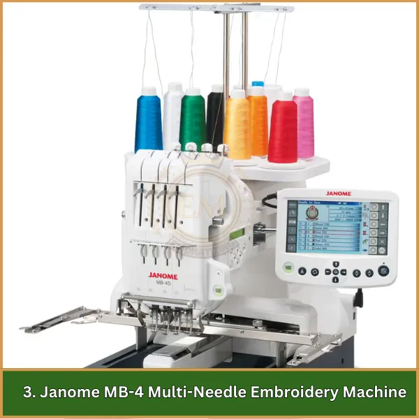 Janome MB-4 Multi-Needle Embroidery Machine