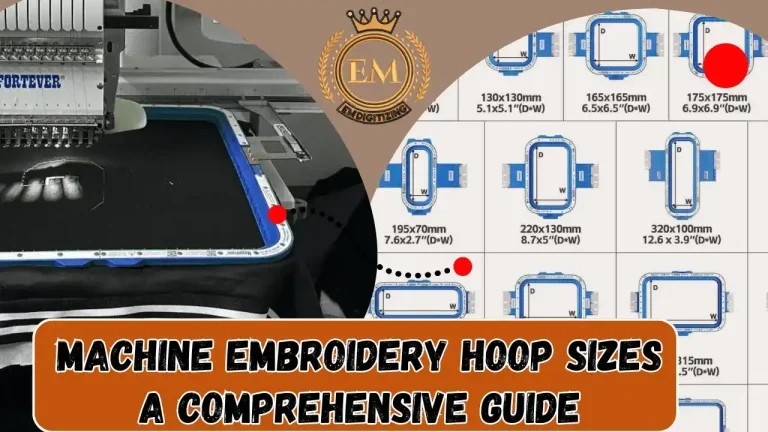 Machine Embroidery Hoop Sizes