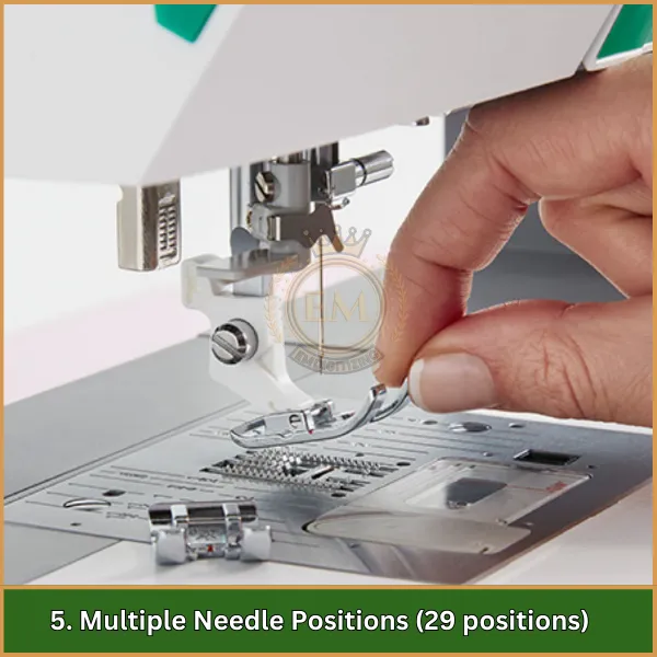 Multiple Needle Positions (29 positions)