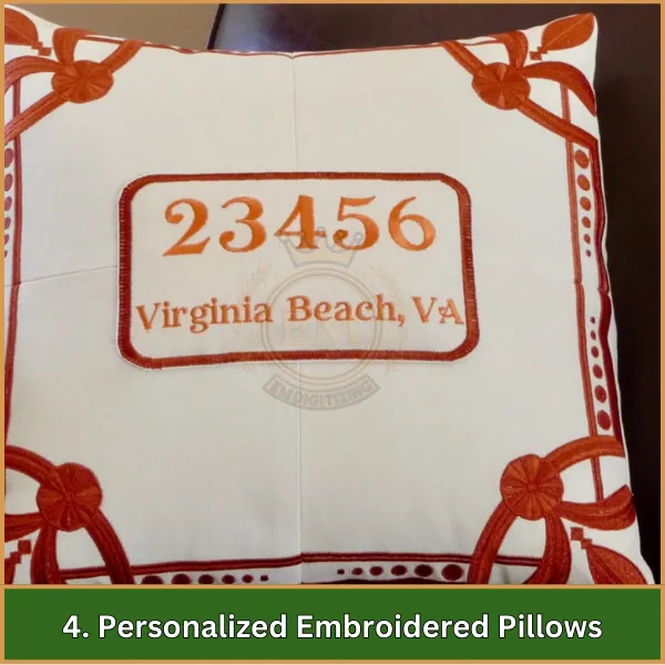 Personalized Embroidered Pillows