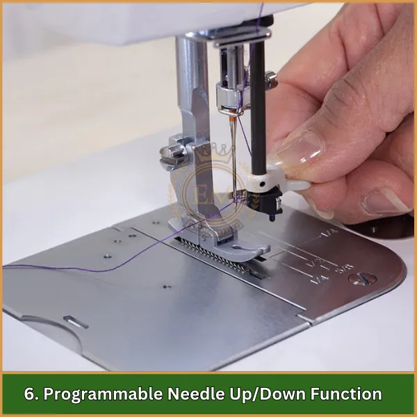 Programmable Needle UpDown Function