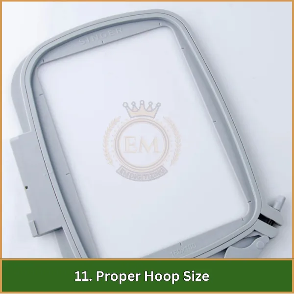 Proper Hoop Size