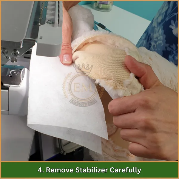 Remove Stabilizer Carefully