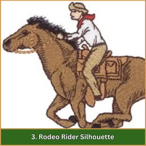 Rodeo Rider Silhouette