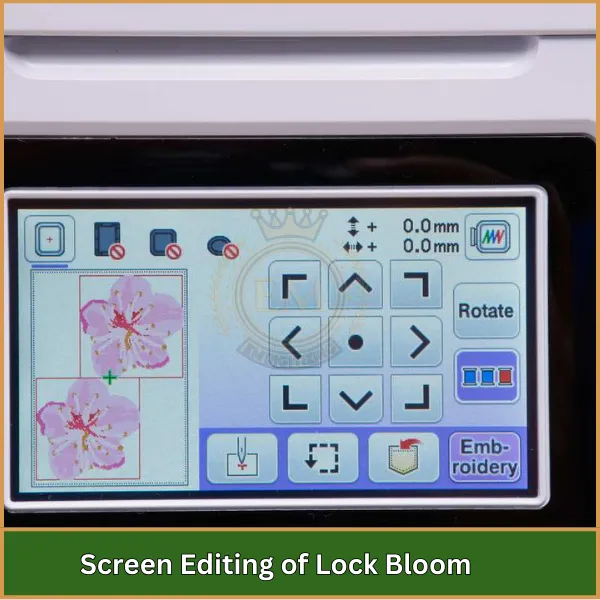 Screen Editing of Lock Bloom