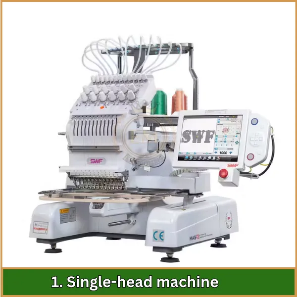 Single-head machine