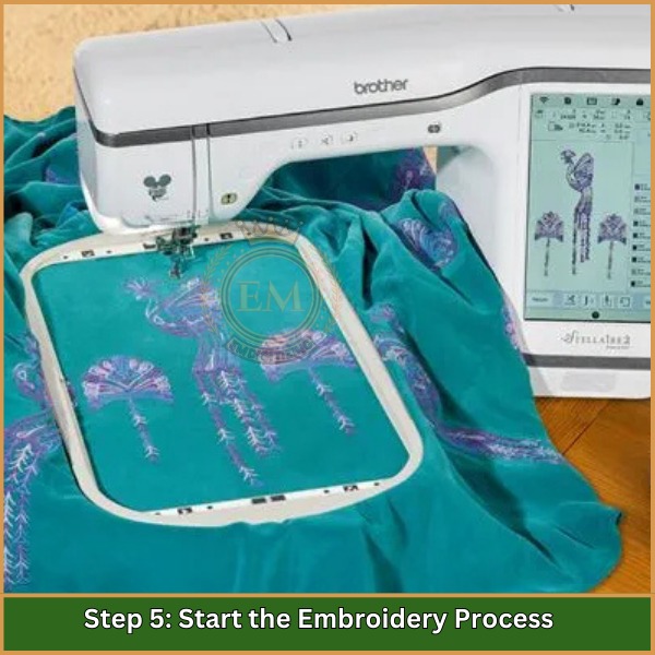 Start the Embroidery Process