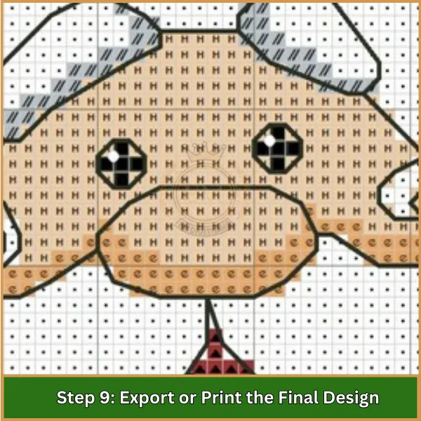 Marcher 9 Exporter ou imprimer la conception finale