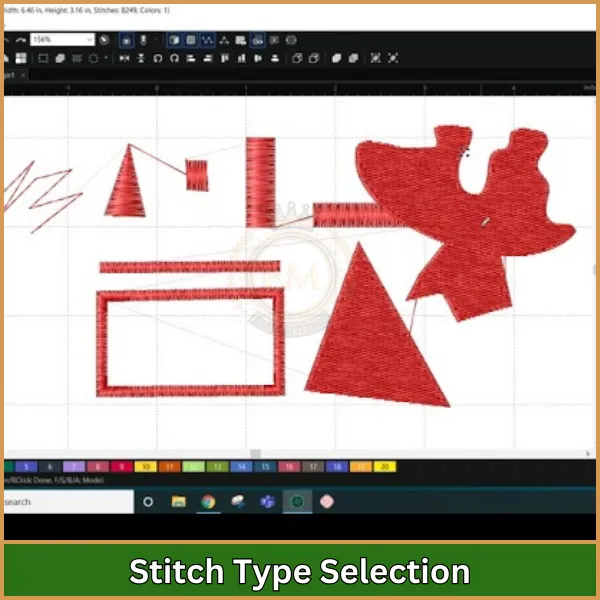 Stitch Type Selection