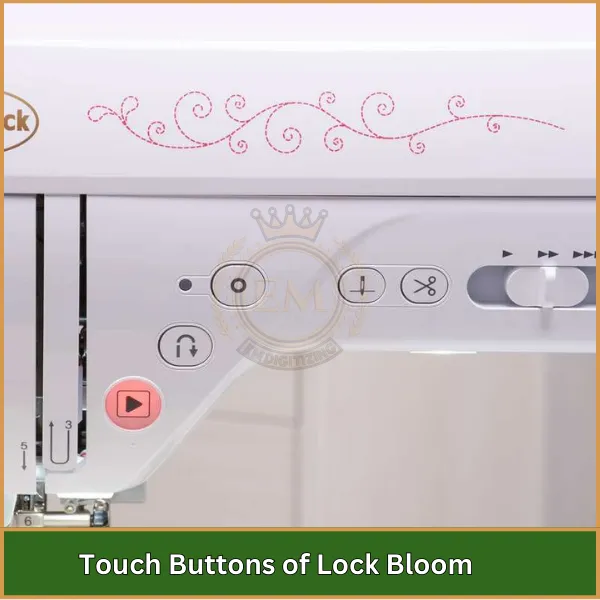 Touch Buttons of Lock Bloom