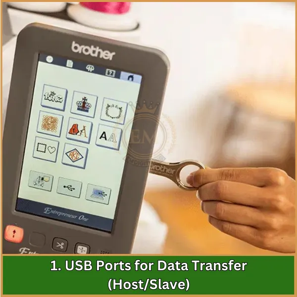 USB Ports for Data Transfer (HostSlave)