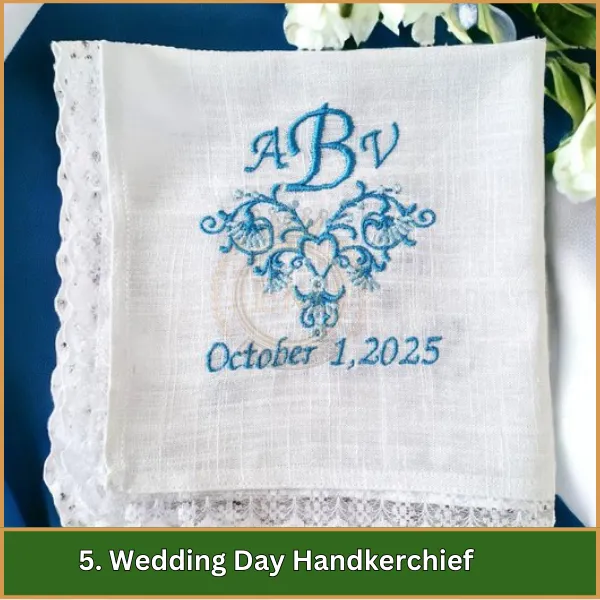 Wedding Day Handkerchief