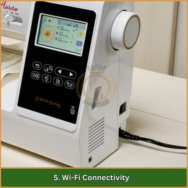 Wi Fi Connectivity - Baby Lock Aurora Embroidery Machine Review With Pros and Cons