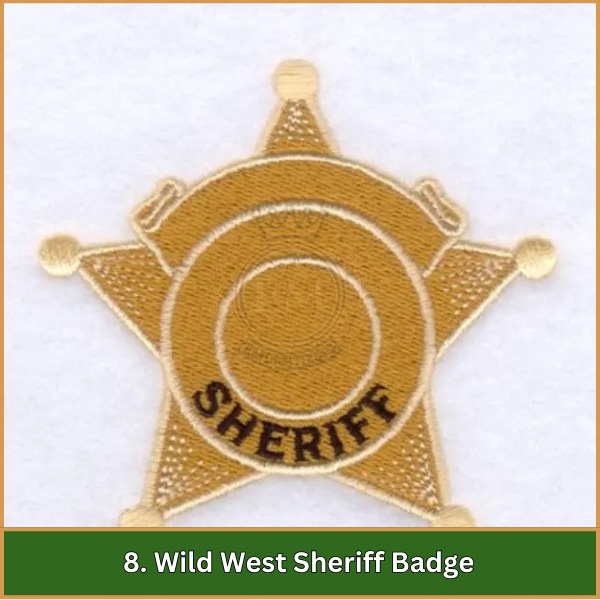 Wild West Sheriff Badge