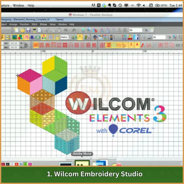 1. Wilcom Embroidery Studio