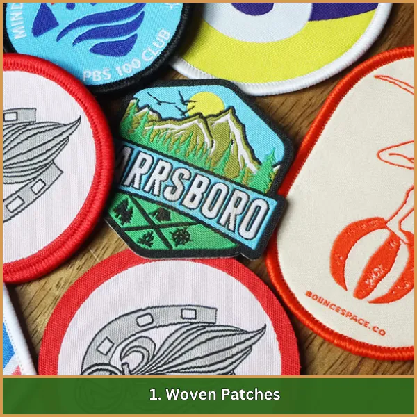 1. Woven Patches