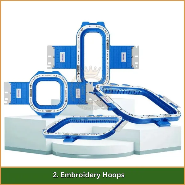 2. Embroidery Hoops