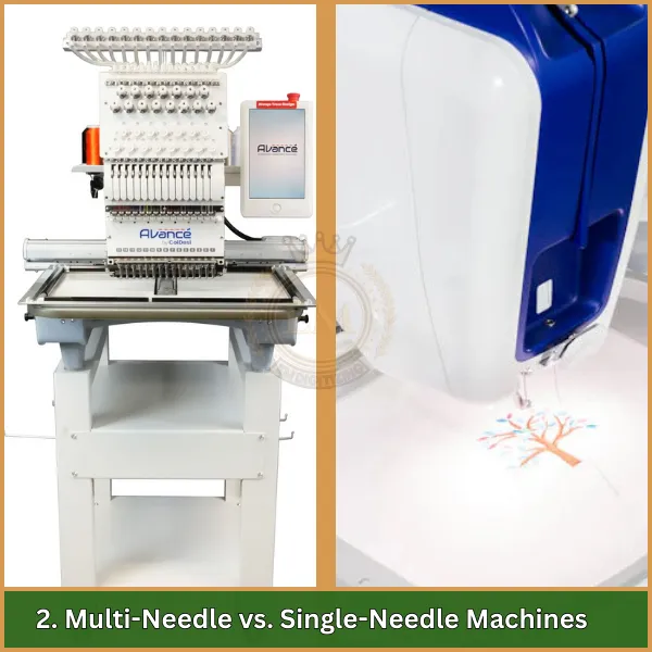 2. Multi-Needle vs. Single-Needle Machines