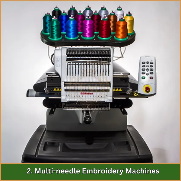 2. Multi-needle Embroidery Machines