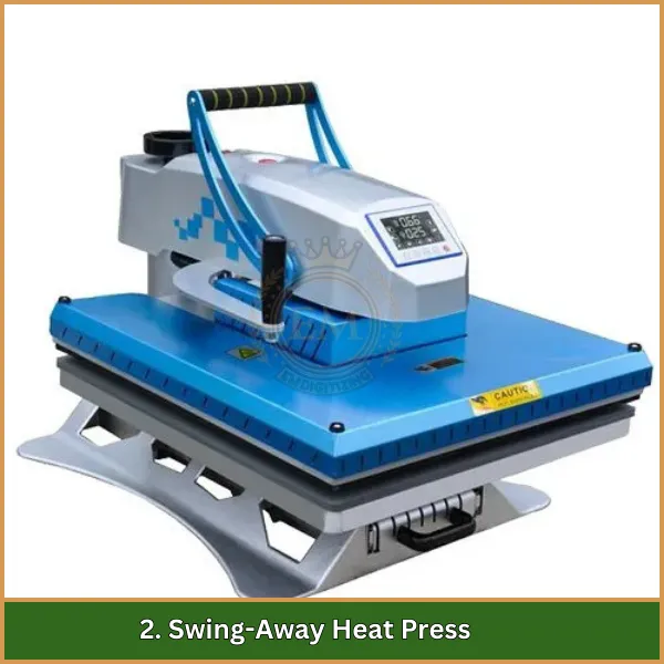 2. Swing-Away Heat Press