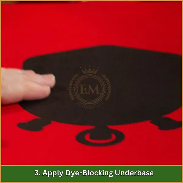 3. Apply Dye-Blocking Underbase